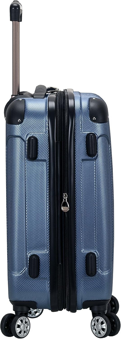 London Hardside Spinner Wheel Luggage, Champagne, Carry-On 20-Inch, 22"X13. 5"x10" (with wheels)