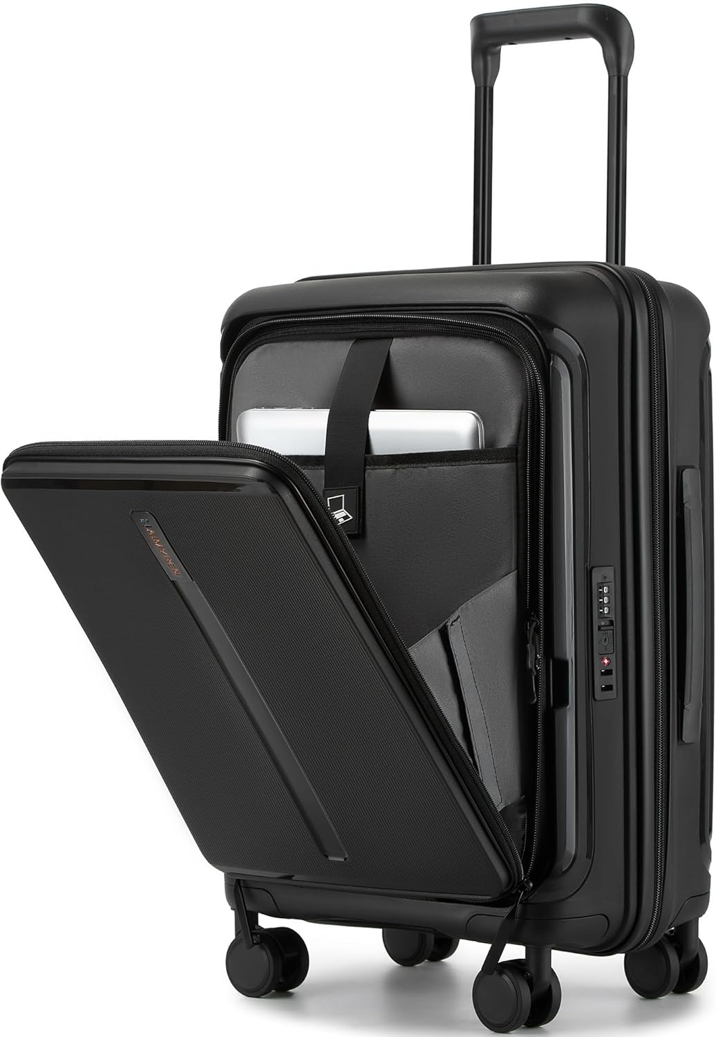 20 IN 22x14x9 Airline Approved with TSA Lock | Hardside Carry-on Suitcase with 8 Rolling Spinner Wheels, Lightweight PP Hard Shell Travel Luggage for Men and Women,Travel