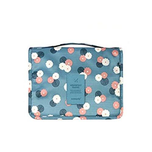 Hanging Travel Case Toiletry Bag Multifunction Cosmetic Bag Portable Makeup Pouch Waterproof Travel Makeup Bag Hanging Makeup Organizer for Women and Girls (Flamingo)