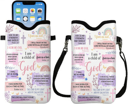 Cell Phone Sleeve Pouch Case Bag with Crossbody Strap Neck Lanyard for Women Men, Weiner Dog Gifts Cell Phone Crossbody Bag 7.1x3.9 Inch