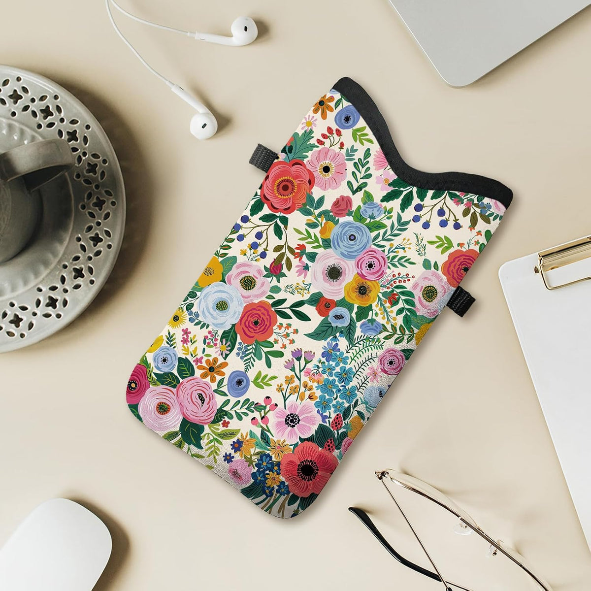 Cell Phone Sleeve Pouch Case Bag with Crossbody Strap Neck Lanyard for Women Men, Weiner Dog Gifts Cell Phone Crossbody Bag 7.1x3.9 Inch