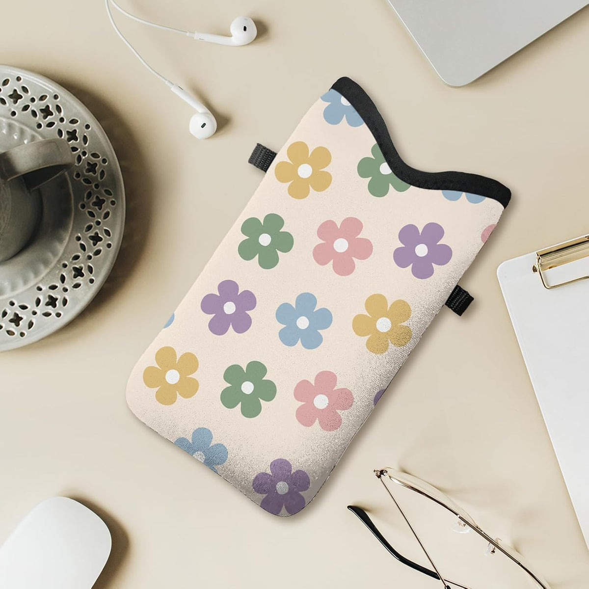Cell Phone Sleeve Pouch Case Bag with Crossbody Strap Neck Lanyard for Women Men, Weiner Dog Gifts Cell Phone Crossbody Bag 7.1x3.9 Inch