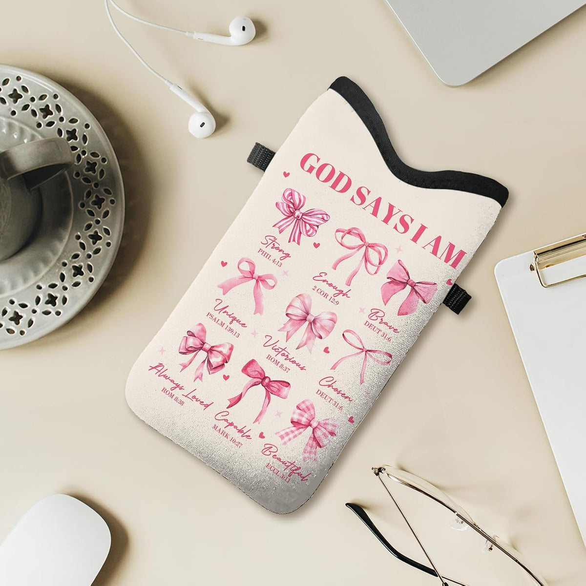 Cell Phone Sleeve Pouch Case Bag with Crossbody Strap Neck Lanyard for Women Men, Weiner Dog Gifts Cell Phone Crossbody Bag 7.1x3.9 Inch