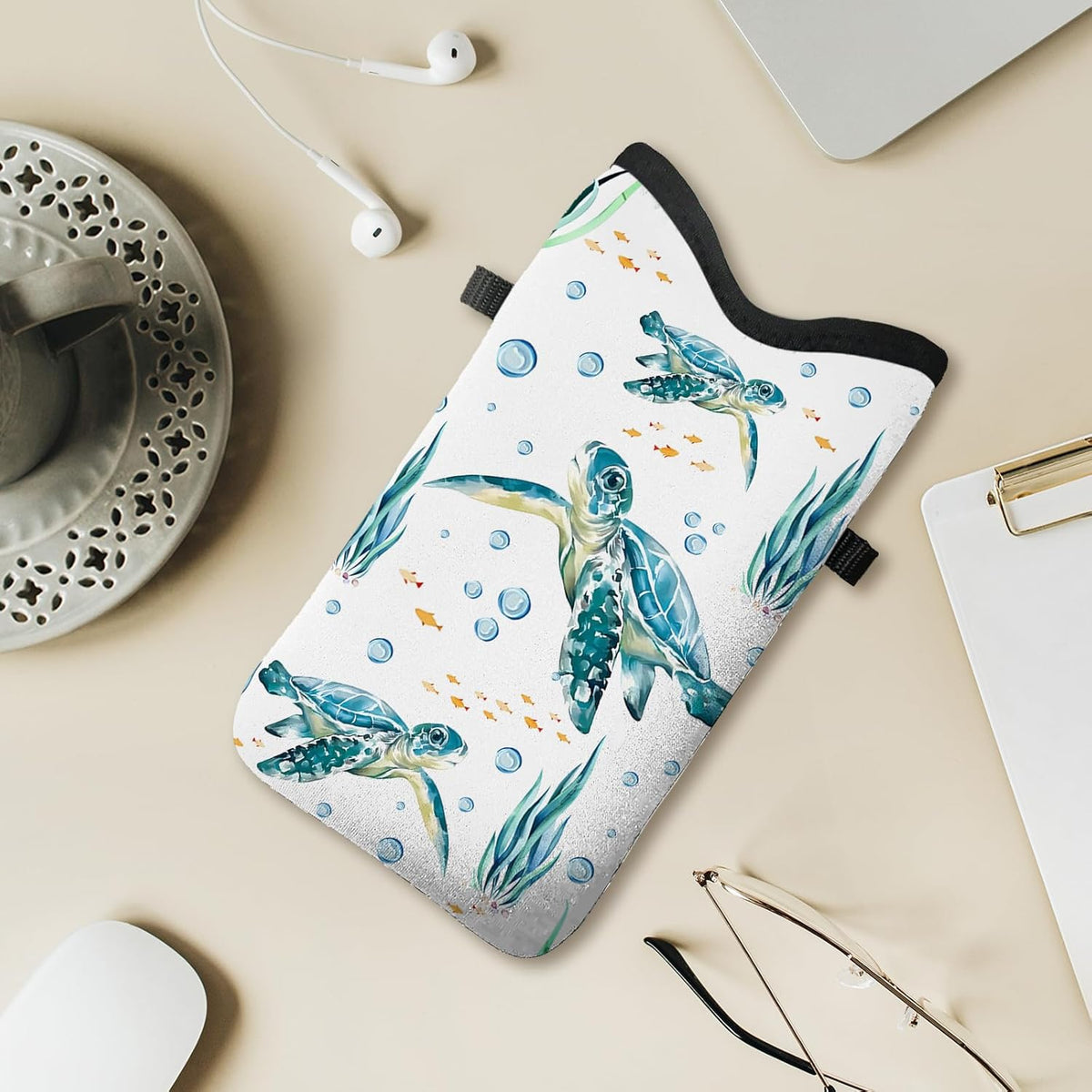Cell Phone Sleeve Pouch Case Bag with Crossbody Strap Neck Lanyard for Women Men, Weiner Dog Gifts Cell Phone Crossbody Bag 7.1x3.9 Inch