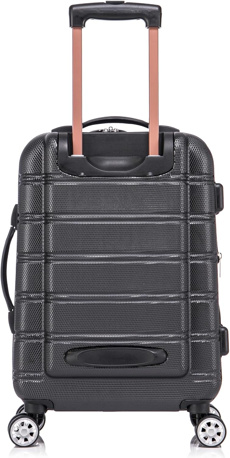Melbourne Hardside Expandable Spinner Wheel Luggage, Carry-On 20", Metallic - Colors A