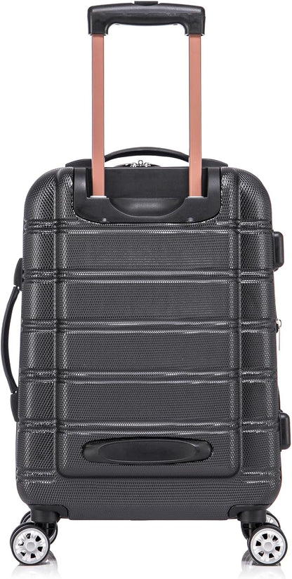 Melbourne Hardside Expandable Spinner Wheel Luggage, Carry-On 20", Metallic - Colors A