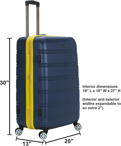 Melbourne Hardside Expandable Spinner Wheel Luggage, Carry-On 20", Metallic - Colors A
