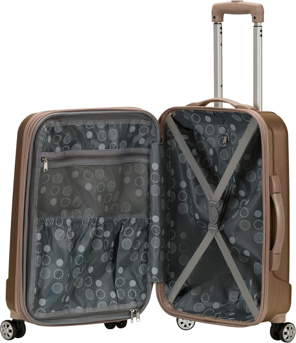 Melbourne Hardside Expandable Spinner Wheel Luggage, Carry-On 20", Metallic - Colors A