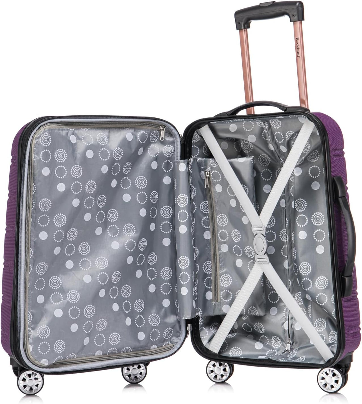 Melbourne Hardside Expandable Spinner Wheel Luggage, Carry-On 20", Metallic - Colors A