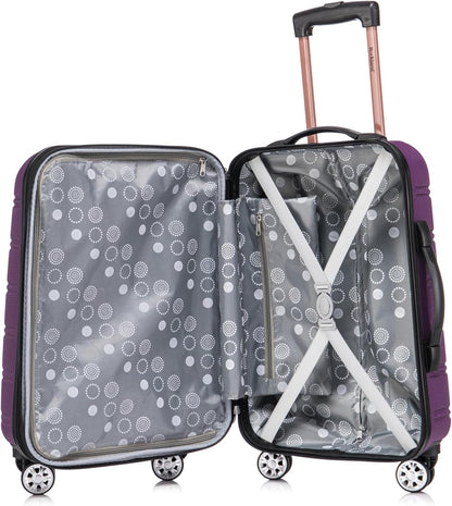Melbourne Hardside Expandable Spinner Wheel Luggage, Carry-On 20", Metallic - Colors A