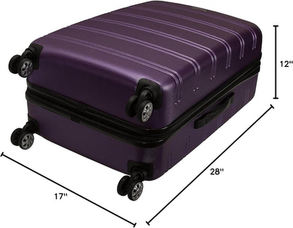 Melbourne Hardside Expandable Spinner Wheel Luggage, Carry-On 20", Metallic - Colors A