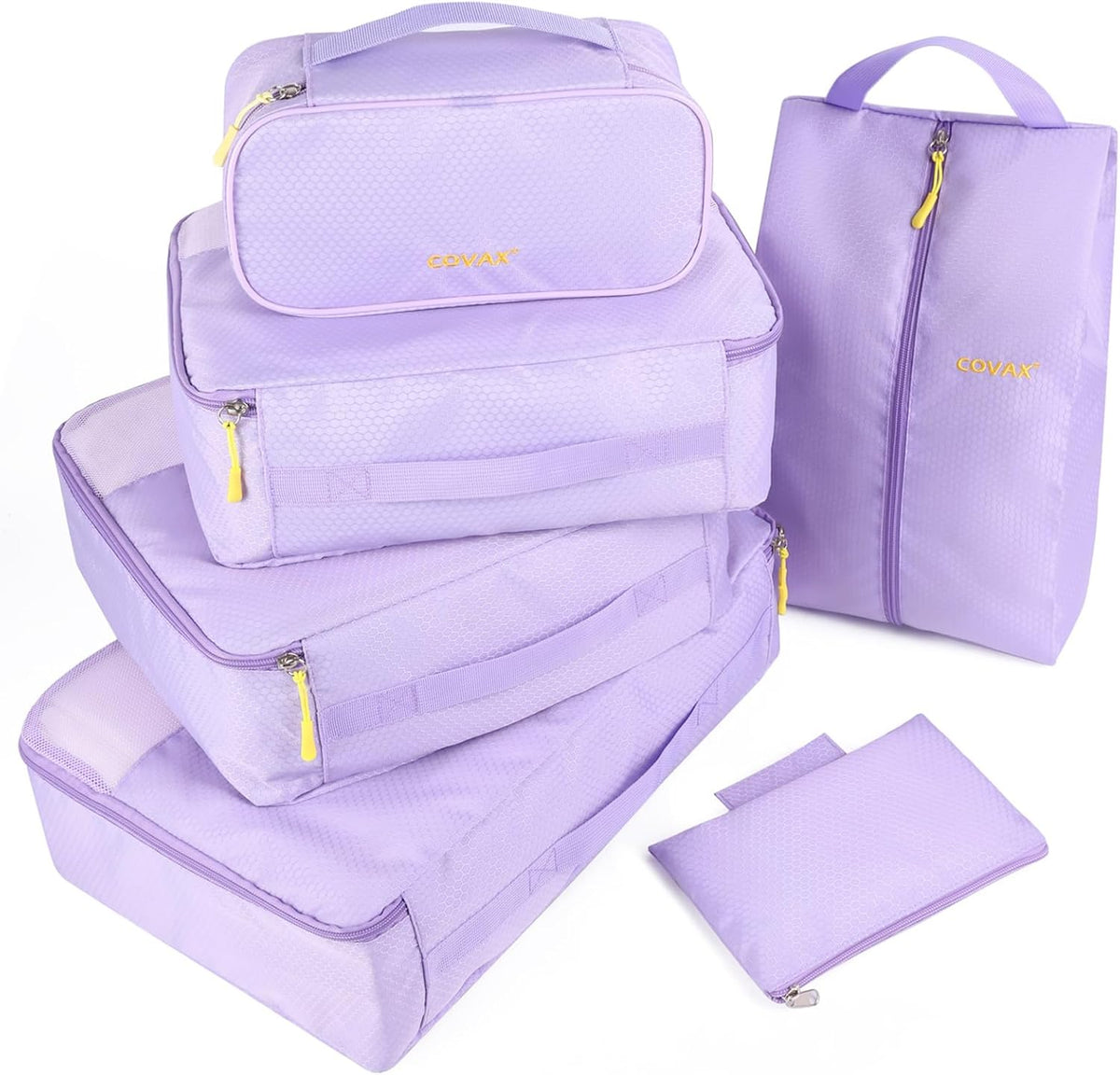 4 Set Compression Packing Cubes, Travel Luggage Organizers and Storage Packing Cubes (Green)