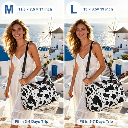 Travel Duffle Bag, Waterproof Weekender Overnight Hospital Bags for Women Men with Toiletry Bag Lightweight Carry on Personal Item Duffle Gym Bag for Travel, Airplanes, Sports