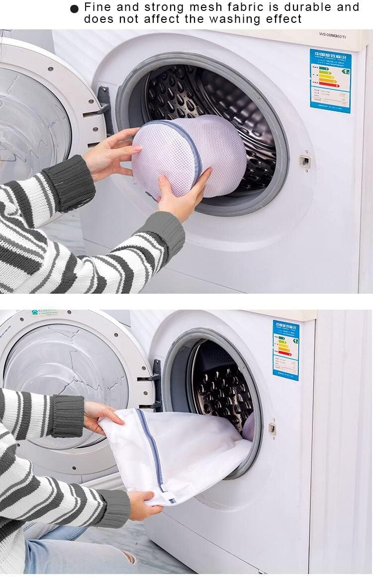 3 Pcs Mesh Laundry Bags Laundry Wash Bags Laundry Bags Wash Organizer for Delicates Dorm Underwear Bras Travel (SetA)