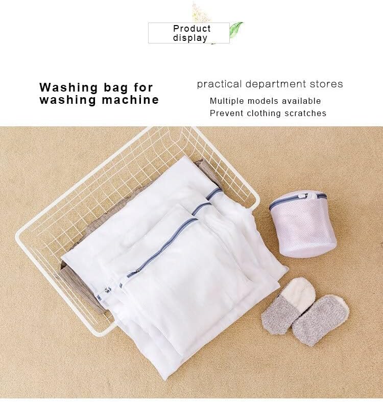 3 Pcs Mesh Laundry Bags Laundry Wash Bags Laundry Bags Wash Organizer for Delicates Dorm Underwear Bras Travel (SetA)