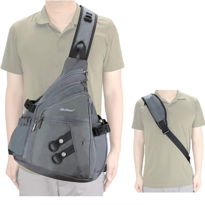 Sling Backpacks, Sling Chest Bags Shoulder Crossbody Bags for Men Women Outdoor Travel Walking Dog Running Bag