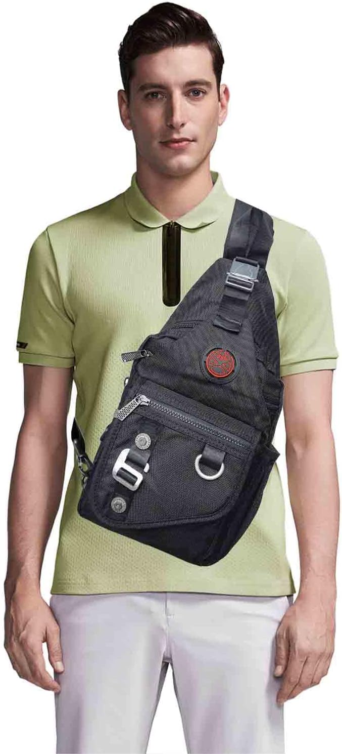Sling Backpacks, Sling Chest Bags Shoulder Crossbody Bags for Men Women Outdoor Travel Walking Dog Running Bag