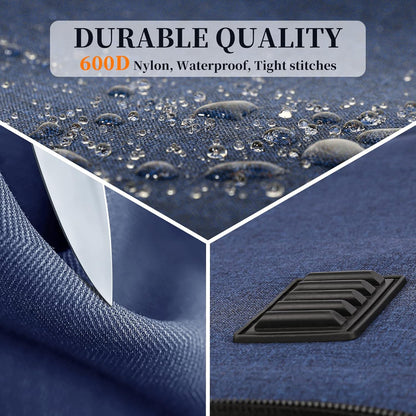 Garment Bags for Travel 60L Waterproof 2-in-1 Hanging Duffle Bag for Men Women with SBS Zipper & Shoes Compartment