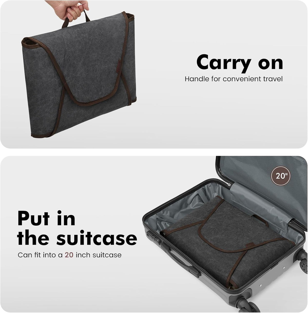 Garment Folder Compression Packing Cubes for Travel Garment Bag with Wrinkle-Free Luggage Suitcase Organizer Bags