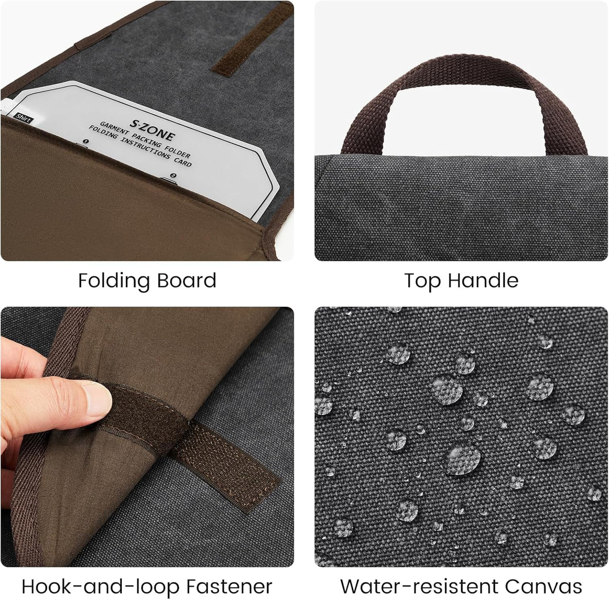 Garment Folder Compression Packing Cubes for Travel Garment Bag with Wrinkle-Free Luggage Suitcase Organizer Bags