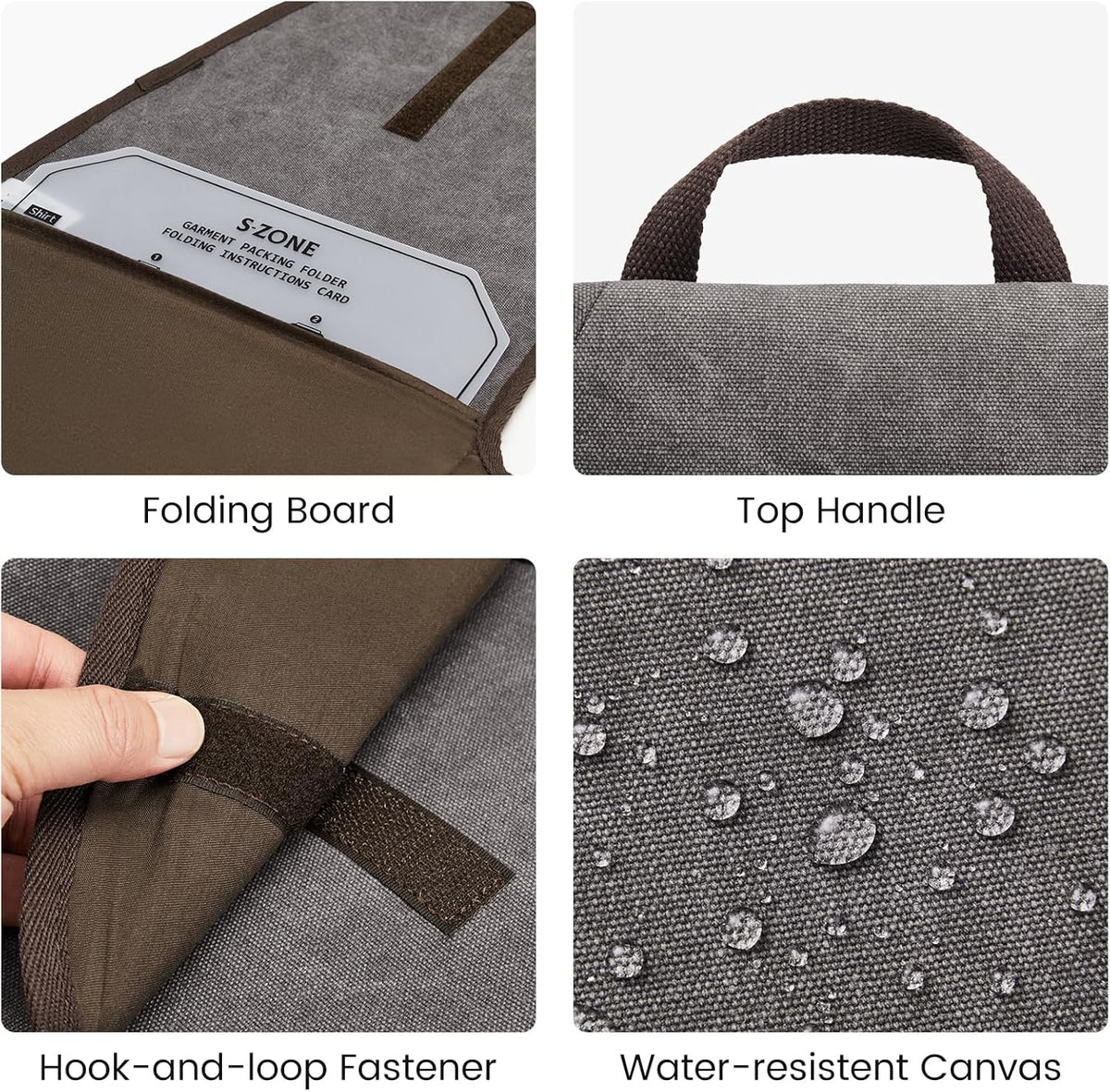Garment Folder Compression Packing Cubes for Travel Garment Bag with Wrinkle-Free Luggage Suitcase Organizer Bags