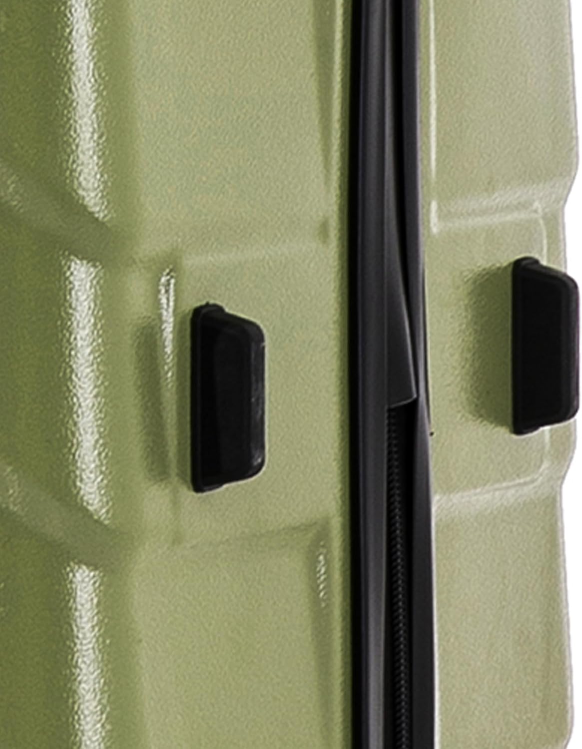 AURUM Hardside Luggage with Spinner Wheels | 20 in Durable Lightweight Carry on Suitcase for Travel | Zipper Clouser Suit Case with Gel Handles and Trolley | Green