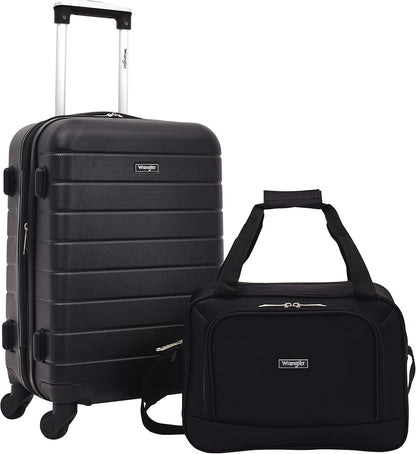 Smart Spinner Hardside Luggage, 22-Inch Carry-On, Olive Green