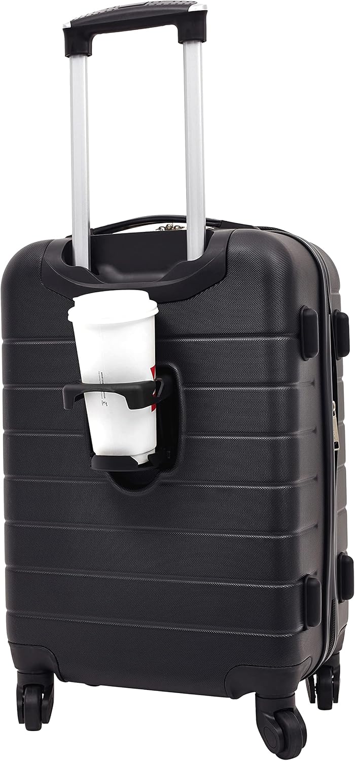 Smart Spinner Hardside Luggage, 22-Inch Carry-On, Olive Green
