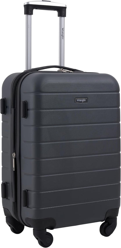 Smart Spinner Hardside Luggage, 22-Inch Carry-On, Olive Green