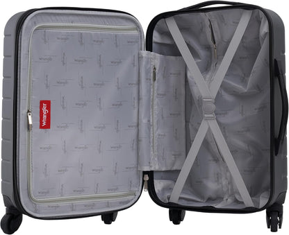 Smart Spinner Hardside Luggage, 22-Inch Carry-On, Olive Green