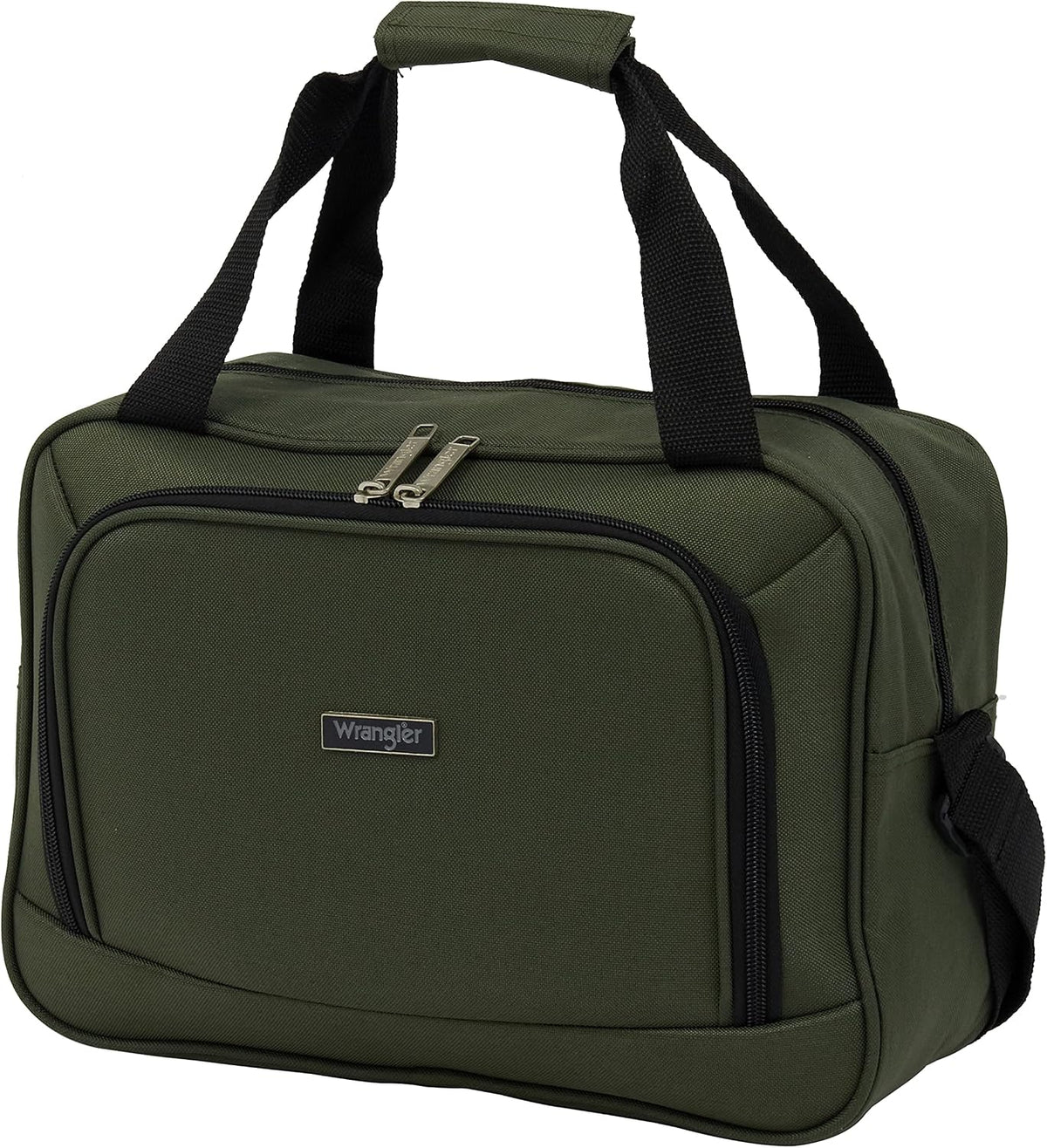 Smart Spinner Hardside Luggage, 22-Inch Carry-On, Olive Green