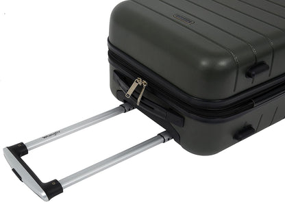Smart Spinner Hardside Luggage, 22-Inch Carry-On, Olive Green