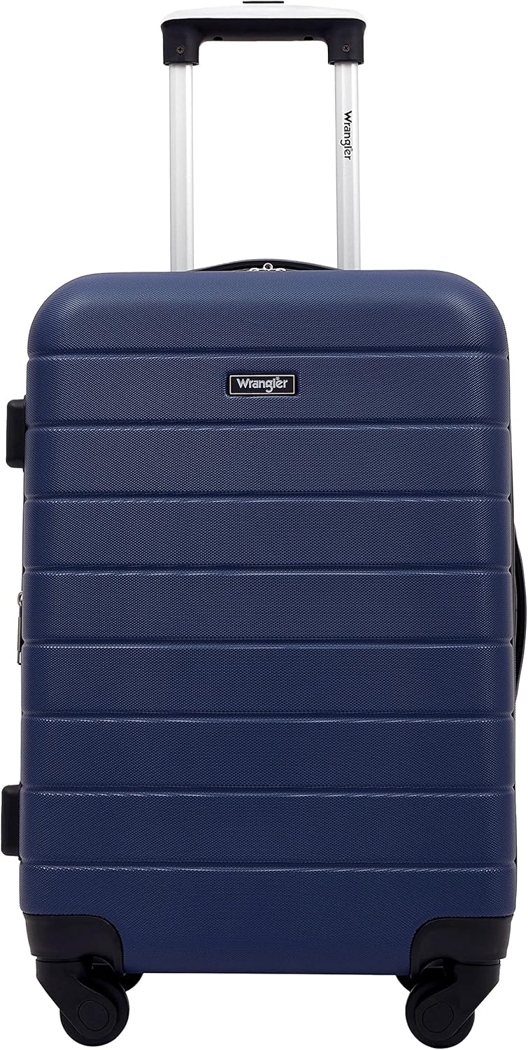Smart Spinner Hardside Luggage, 22-Inch Carry-On, Olive Green