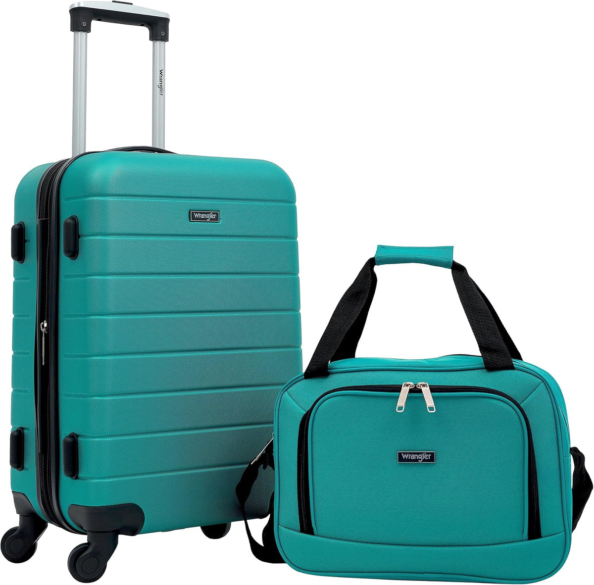Smart Spinner Hardside Luggage, 22-Inch Carry-On, Olive Green