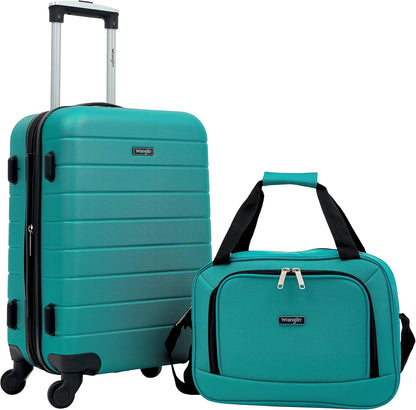 Smart Spinner Hardside Luggage, 22-Inch Carry-On, Olive Green