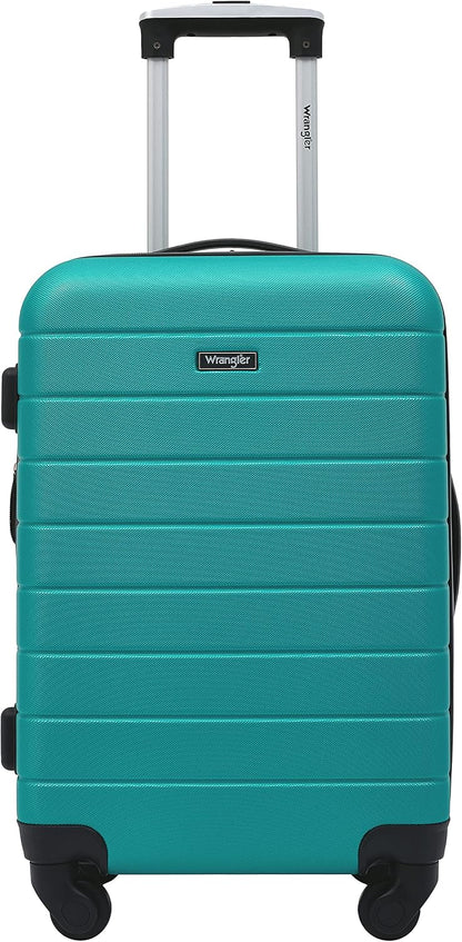 Smart Spinner Hardside Luggage, 22-Inch Carry-On, Olive Green