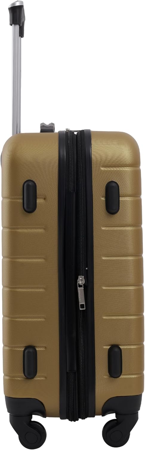 Smart Spinner Hardside Luggage, 22-Inch Carry-On, Olive Green