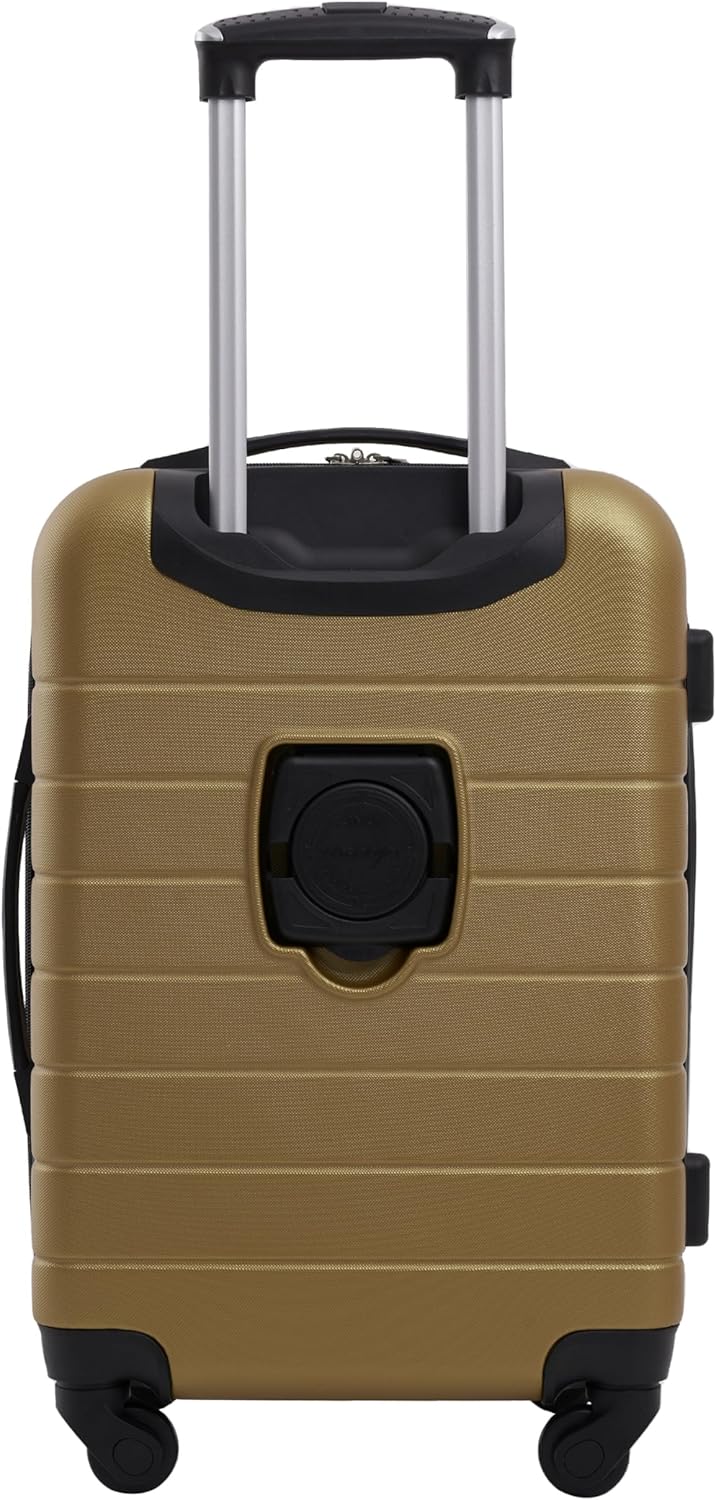Smart Spinner Hardside Luggage, 22-Inch Carry-On, Olive Green