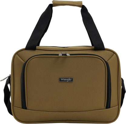 Smart Spinner Hardside Luggage, 22-Inch Carry-On, Olive Green