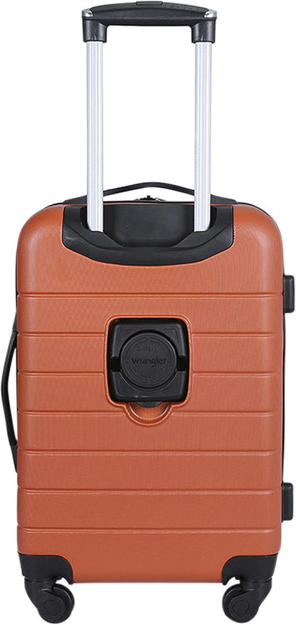 Smart Spinner Hardside Luggage, 22-Inch Carry-On, Olive Green