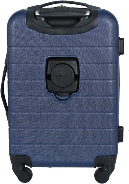 Smart Spinner Hardside Luggage, 22-Inch Carry-On, Olive Green