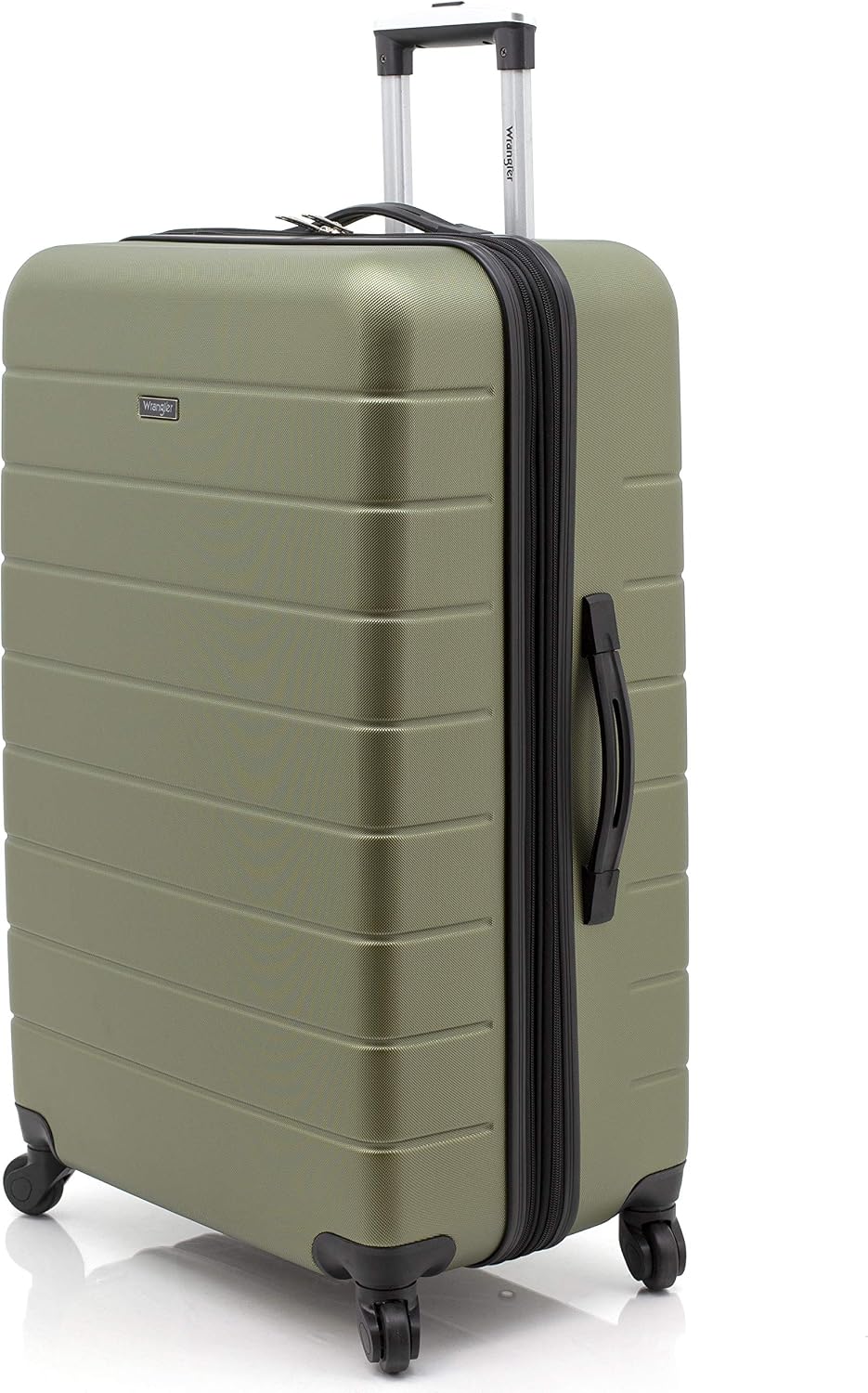 Smart Spinner Hardside Luggage, 22-Inch Carry-On, Olive Green