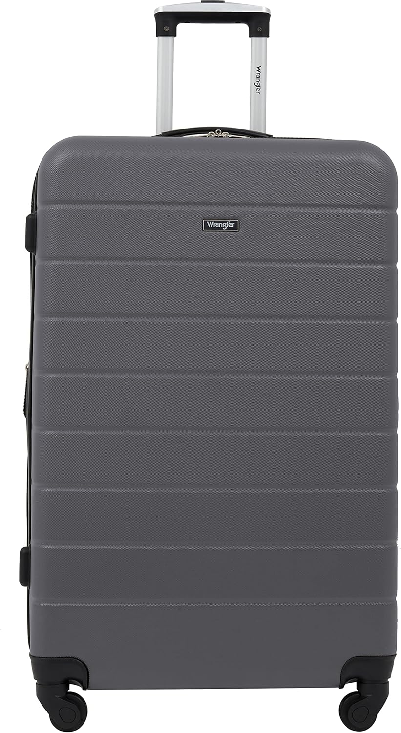 Smart Spinner Hardside Luggage, 22-Inch Carry-On, Olive Green