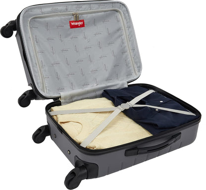 Smart Spinner Hardside Luggage, 22-Inch Carry-On, Olive Green