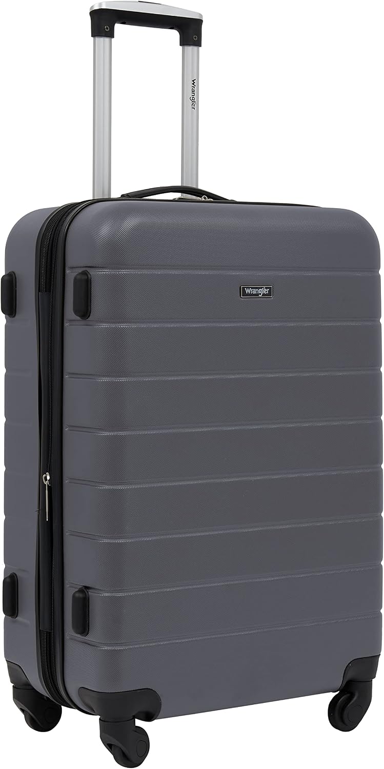 Smart Spinner Hardside Luggage, 22-Inch Carry-On, Olive Green