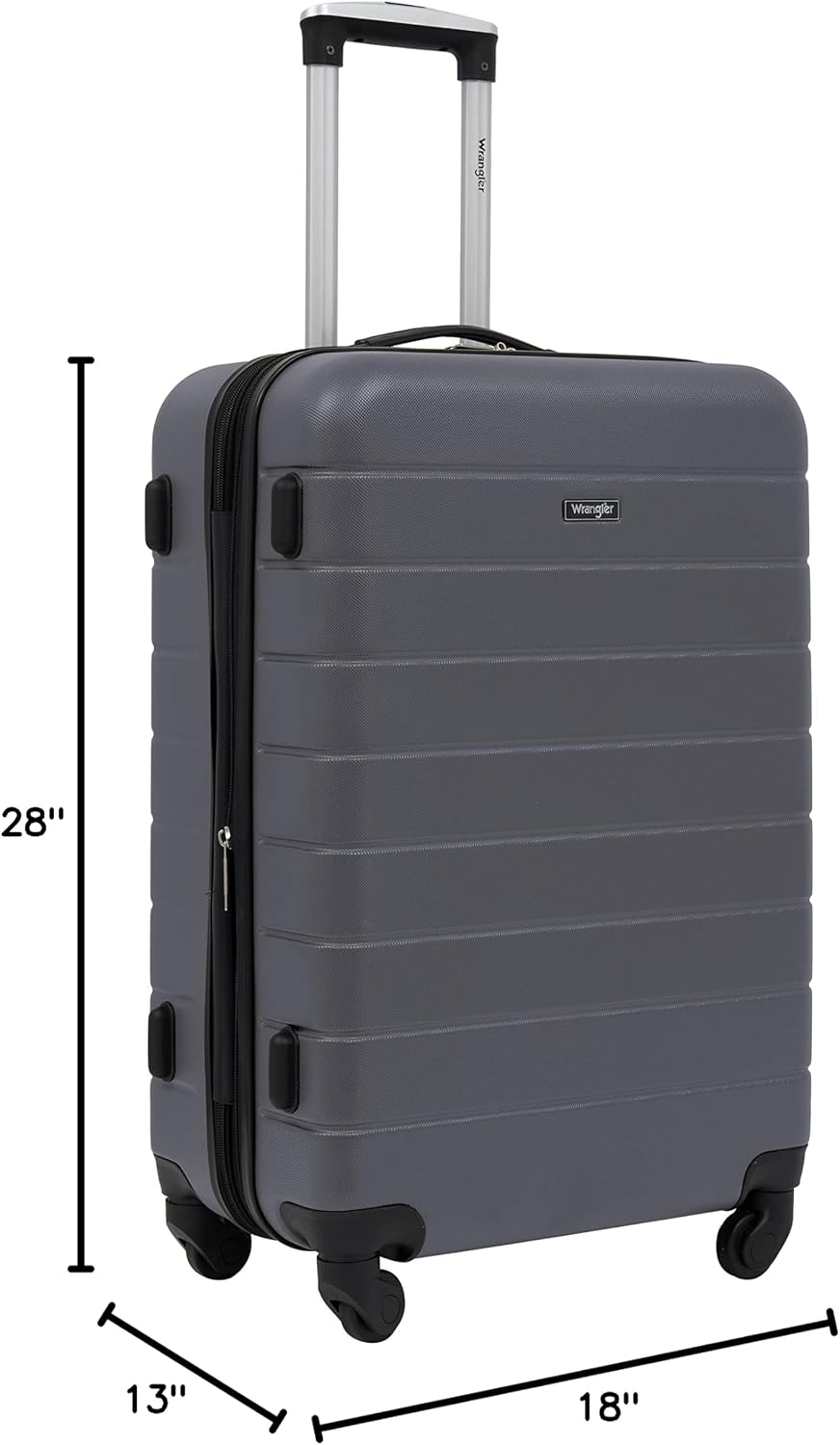 Smart Spinner Hardside Luggage, 22-Inch Carry-On, Olive Green