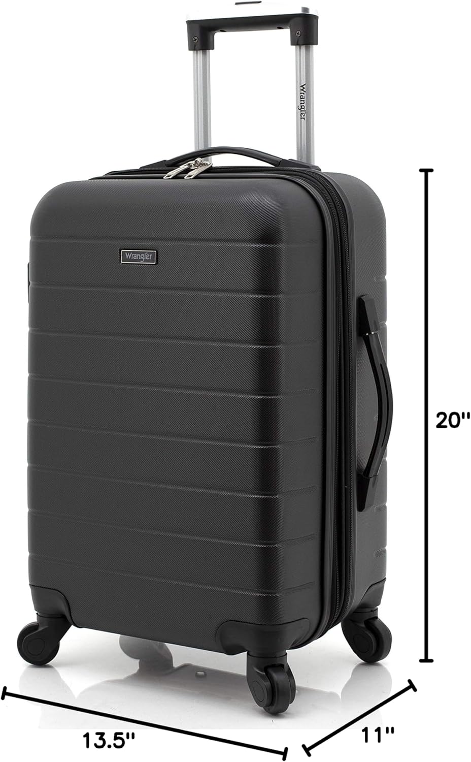Smart Spinner Hardside Luggage, 22-Inch Carry-On, Olive Green
