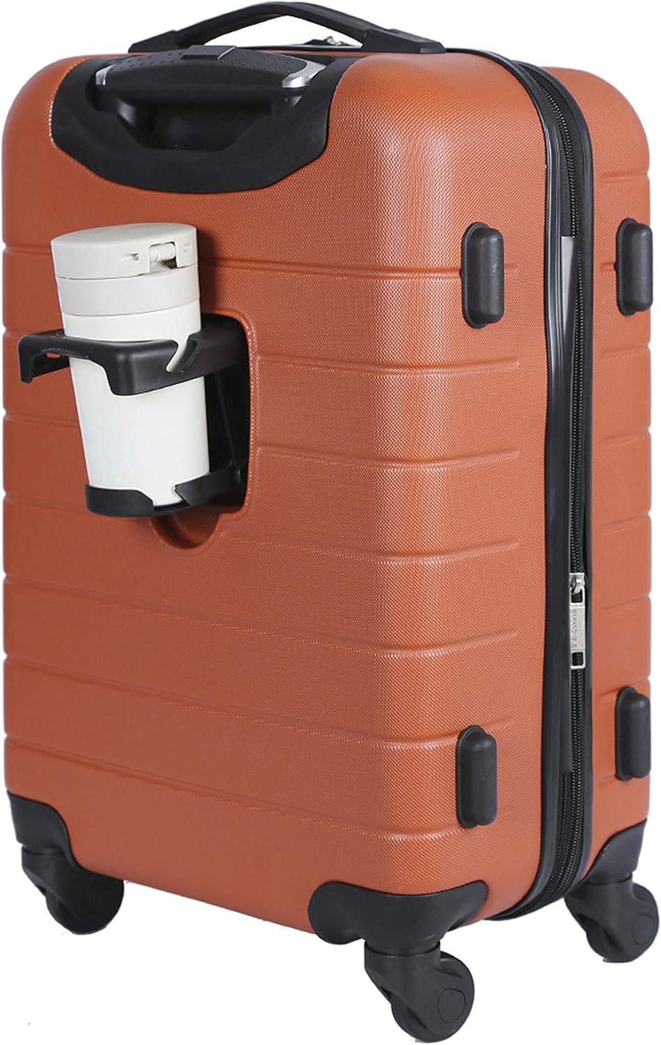 Smart Spinner Hardside Luggage, 22-Inch Carry-On, Olive Green