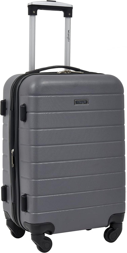 Smart Spinner Hardside Luggage, 22-Inch Carry-On, Olive Green