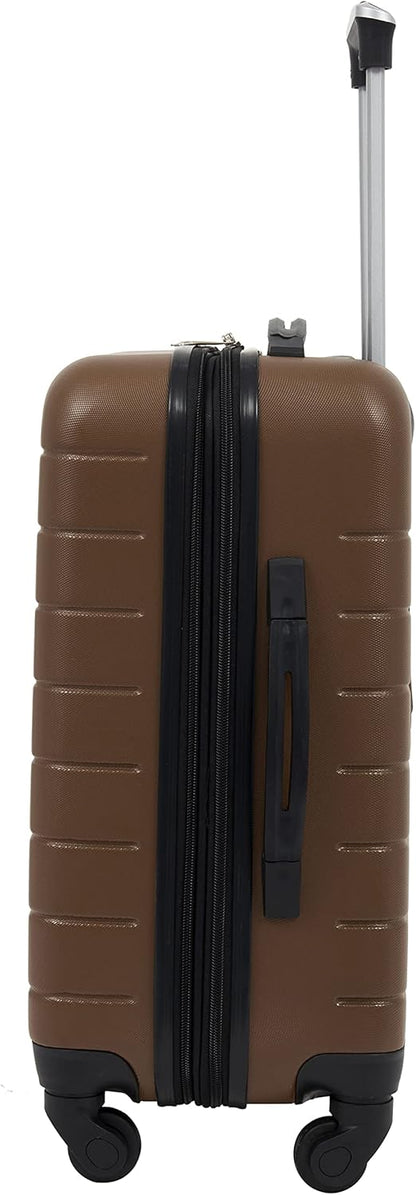 Smart Spinner Hardside Luggage, 22-Inch Carry-On, Olive Green